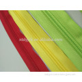 Plastic nylon zipper with head to head slider china supplier